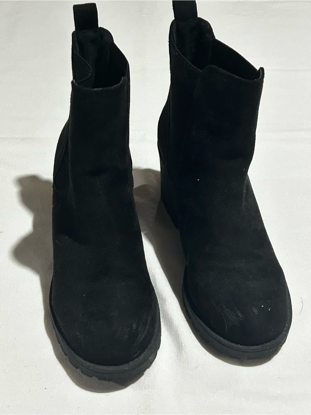Black Suede Women's Ankle Boots